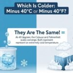 Which Is Colder: Minus 40°C or Minus 40°F?