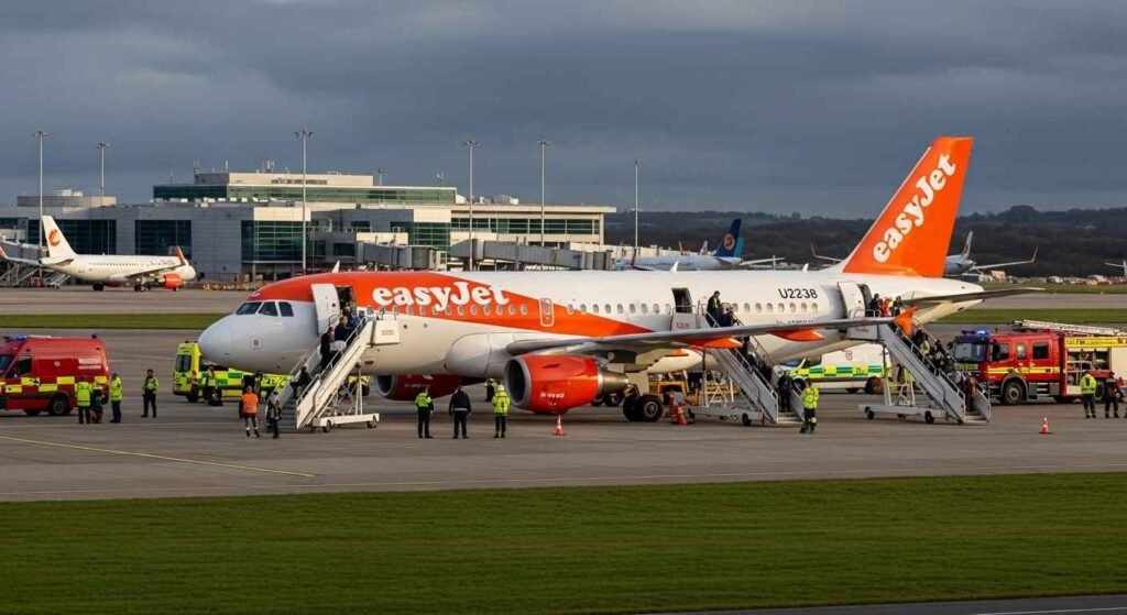 EasyJet Flight U2238 Emergency Landing Newcastle