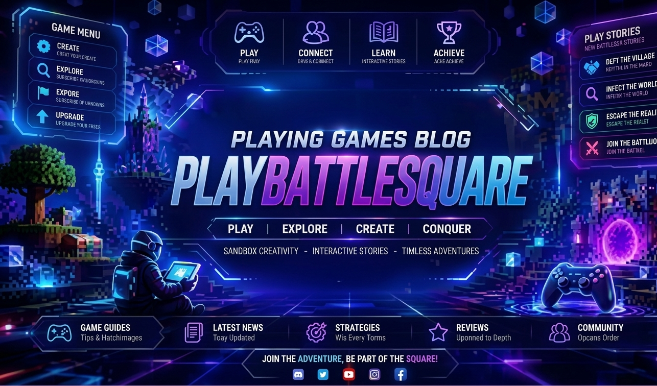 Playing Games PlayBattleSquare The Complete Guide to Strategy, Entertainment, and Competitive Online Gaming