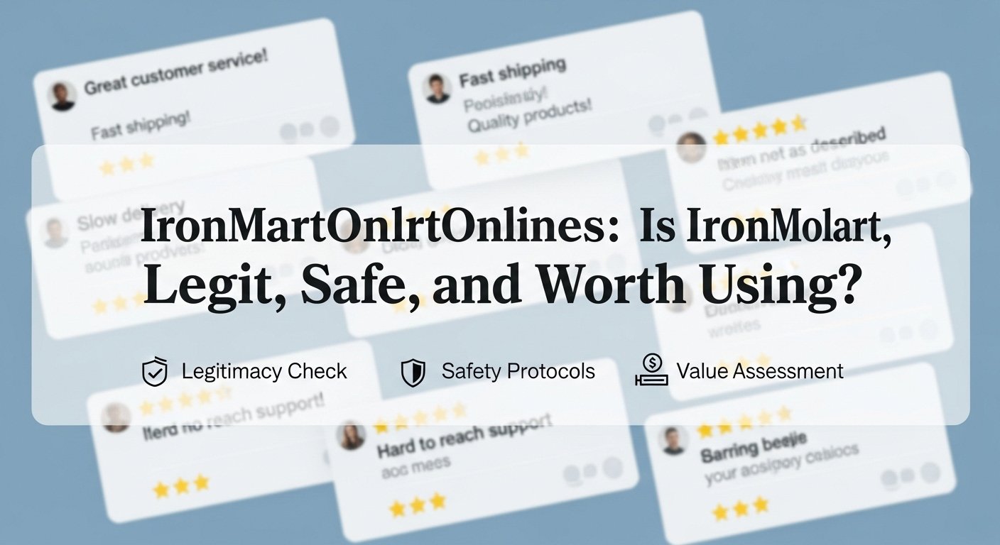 IronMartOnline Reviews: Is IronMartOnline Legit, Safe, and Worth Using?
