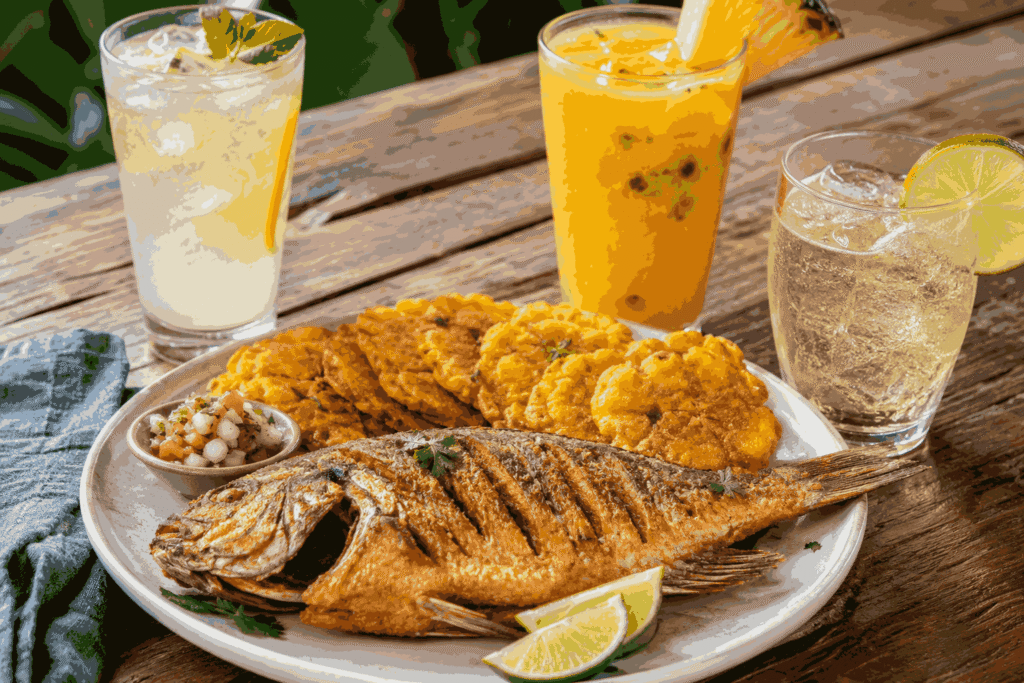 best pescado frito con patacones near me