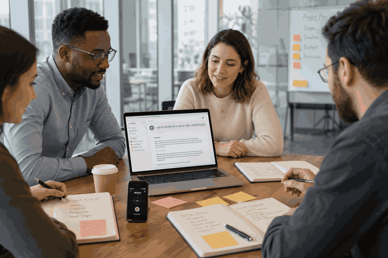 Which Audio-to-Text Workflow Fits Project Meetings and Team Notes?